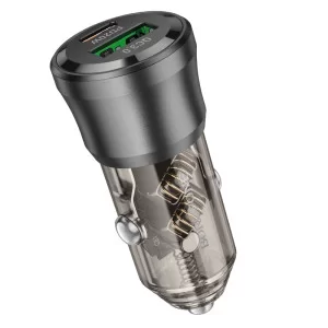 Авто зарядка Borofone BZ25 Journey PD38W(1C1A) [Transparent-Black]